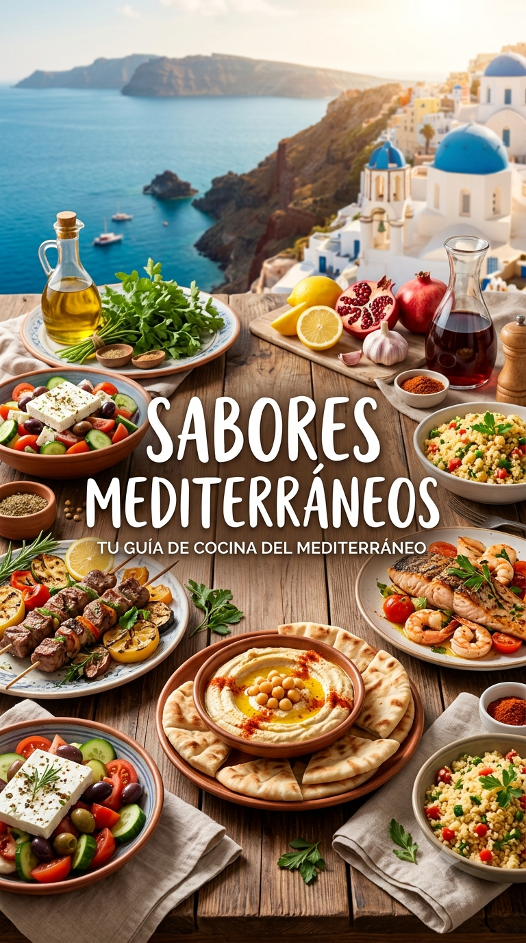 Guia de 60 Recetas Auténticas para Vivir el Sabor del Mediterráneo